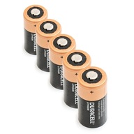 5x Duracell CR123 CR123A DL123 3V lítiová batéria