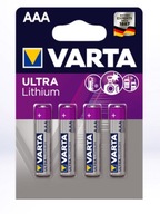 4 kusy - VARTA FR10G445 AAA 4103 lítiová batéria