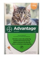 BAYER ADVANTAGE CAT 0,4 ML (AŽ 4 KG) - 1 KS.