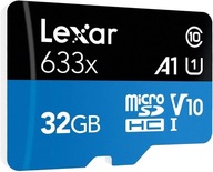 Lexar pamäťová karta 32 GB vysokovýkonný adaptér micro SDHC na 100 MB/s SD