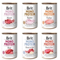 Brit Mono Protein 6 x 400 g Zmes príchutí Mokré jedlo