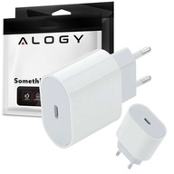 Alogy rýchla USB-C typ C PD 20W nástenná nabíjačka, biela