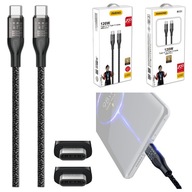 DUDAO KÁBEL 2x USB-C TYP-C PD 100cm VÝKONNÝ RÝCHLA KVALITA QC3.0 120W