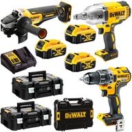 COMBO DCF899H DCD791 DCG406 3x5Ah DeWALT DCKM009