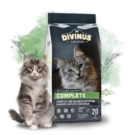 DIVINUS Cat Kompletné suché krmivo pre dospelé mačky, vitamíny, 20 kg