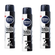 NIVEA MEN Black&White Invisible Original Antiperspirant v spreji 3 x 250 ml