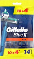 GILLETTE BLUE II PLUS JEDNORÁZOVÝ 14 KS