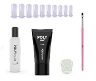 POLY akrylový gél 30ml + formy + štetec + iné