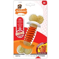 Nylabone Extreme Pro Action Bone žuvacia hračka s rôznou tvrdosťou pre psov, slanina M