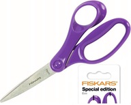 FISKARS KRAJČÍRSKE NOŽNICE KANCELÁRSKA ŠKOLA UNIVERZÁLNE NOŽNICE FIALOVÉ 20cm