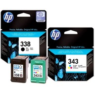 ATRAMENTY HP 338 343 OFFICEJET 7213 7210xi 7215 7310