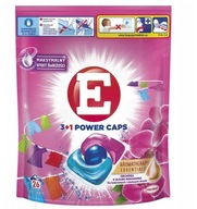 E 3+1 Power Caps Kapsule na pranie Orchid 26 ks