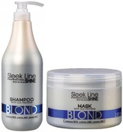 Šampón STAPiZ SLEEK LINE - BLOND 1000ml a maska