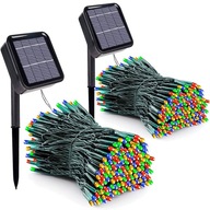 Style 30M 110FT 300LED Multi Color 2ks Solar St