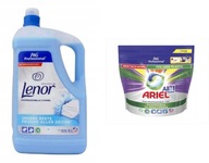 SADA KAPSULÍ ARIEL 80KS FARBA + LENOR 5L