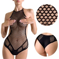 EROTICKÉ DÁMSKE TELO HORÚCI valentínsky darček FISHNET H24 MARILYN BLACK