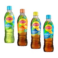 Lipton Ice Tea Set Mix Lemon Broskyňa Zelený čaj Lemon zero 4x 0,5l