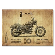 Junak M12 Vintage Metal Poster Darček L