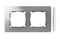 SIMON82 2-násobný Detail rám hliník/biela