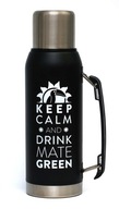 Termoska Mate Green Keep Calm 1 l Yerba Coffee Tea