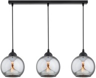 Závesné stropné svietidlo Luster Black Ball Chrome Dior LED E27