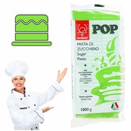 Cukrová poleva Plastová POP Green Modecor 1 kg na FÓRKY a OZDOBY