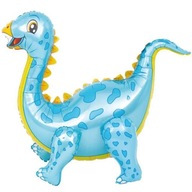 3D fólia BALÓN DINOSAUR stegosaurus BLUE XL