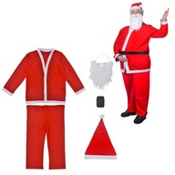 SANTA CLAUS OUTFIT KLOBÚK SUNDA NOHAVICE OPASOK brada