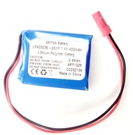 1 BATÉRIA Li-Poly 400mAh 7,4V JST-2 8X30X35mm