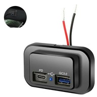 QC 3.0 PD 12V 24V USB nabíjačka do auta