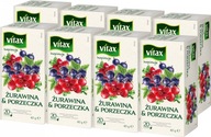 Vitax čaj brusnica a ríbezľa 20x2g x8