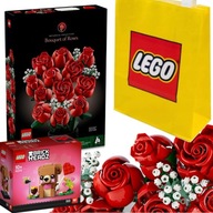 KYTICA RUŽÍ LEGO 10328 Darček na Valentína PRE JEJ IKONY RUŽÍ + TAŠKA + 40379