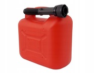 Plastový kanister na palivo, 5L, červený