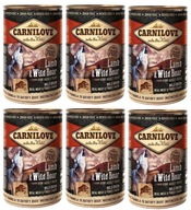 Carnilove Lamb & Wild Boar 6x400g