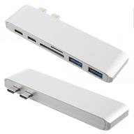 HUB 2x USB C 3.1 - 2x USB 3.0/3.1/microSD/SD/HDMI