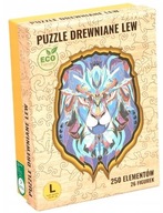 Drevené puzzle LEW 250 ks. + 26 figúrok 28x38 cm