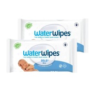 Sada 2x vlhčených obrúskov WaterWipes, 60 ks