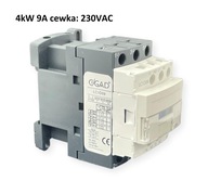 Stykač 3P 9A 4kW cievka 230VAC LC1 D09 NO+NC kontakt