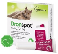 DRONSPOT WORMING VEĽKÉ MAČKY 5-8kg 1ks 1,12ml