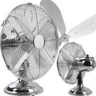 VENTILÁTOR S NASTAVITEĽNÝM STOLOVÝM VENTILÁTOROM, TICHÝ, PRIEMER 30 CM