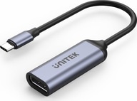 USB adaptér V1415A USBC DisplayPort šedý