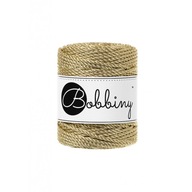 Macrame struna Bobbiny 3PLY 3mm Metallic gold