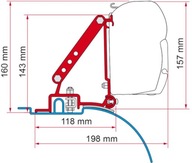 STREŠNÝ ADAPTÉR MARKÍZA FIAMMA F45 DUCATO 06-