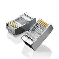 Kovový konektor RJ45 UGREEN Ethernet, 8P/8C, Cat.6, UTP (10 ks)