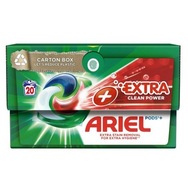 Ariel Ultra+ Extra Clean kapsule na pranie s odstraňovačom škvŕn 20 ks