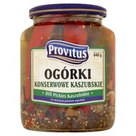 Provitus kašubské nakladané uhorky, 640g