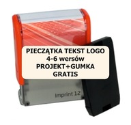 Trodat pečiatka 8912 červená 47x18mm 4-6 riadkov + Dizajn