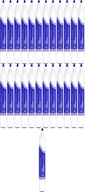 Rystor modrý popisovač na tabuľu x25
