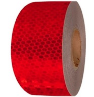 RED REFLECTIVE TAPE samolepiaca 50mm/5m voštinová reflexná fólia