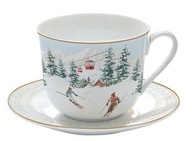 Skiers Veľká porcelánová šálka s podšálkou v krabičke 400 ml